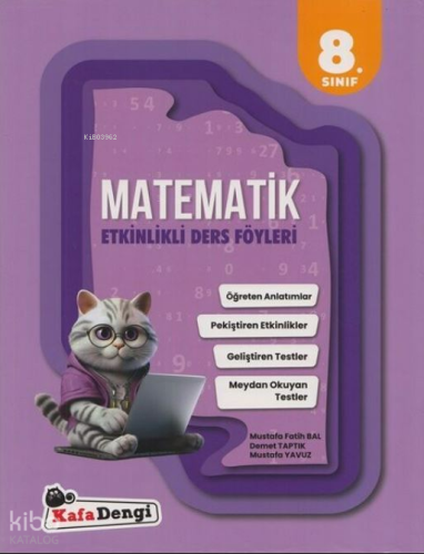 Kafa Dengi Yayınları 8. Sınıf Matematik Etkinlikli Ders Föyleri