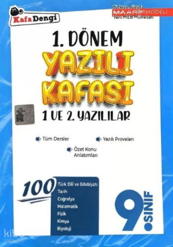 Kafa Dengi Yayınları 9. Sınıf 1. Dönem Yazılı Kafası 1. ve 2. Yazılılar