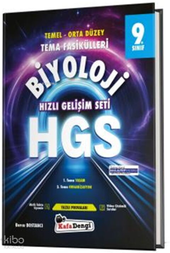 Kafa Dengi Yayınları 9. Sınıf Biyoloji HGS Tema Fasikülleri