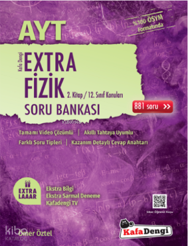 Kafa Dengi Yayınları AYT Fizik Extra 2. Kitap Soru Bankası | Kolektif 
