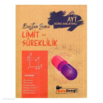 Kafa Dengi Yayınları AYT Limit Süreklilik Baştan Sona Konu Anlatımlı