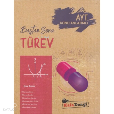 Kafa Dengi Yayınları AYT Türev Baştan Sona Konu Anlatımlı | Kolektif |