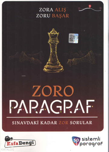 Kafa Dengi Yayınları Zoro Paragraf Soru Bankası (Zor Seviye)