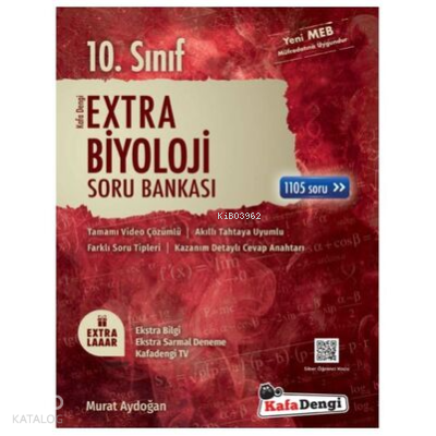 KafaDengi 10.Sınıf Extra Biyoloji Soru Bankası (Tümü Video Çözümlü) | 