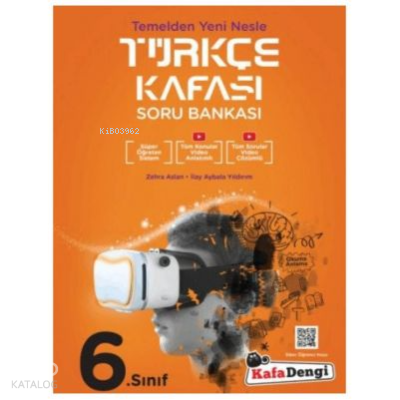 Kafadengi 6.Sınıf Türkçe Kafası Soru Bankası (Tümü Video Çözümlü) | Ko