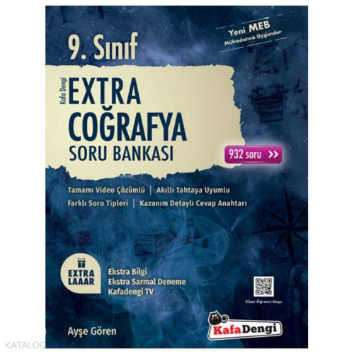 KafaDengi 9.Sınıf Extra Coğrafya Soru Bankası (Tümü Video Çözümlü) | K