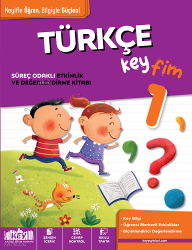 Kaliteli Eğitim Yayınları 1. Sınıf Türkçe Keyfim