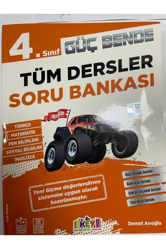 Kaliteli Eğitim Yayınları 4.Sınıf Güç Bende Tüm Dersler Soru Bankası