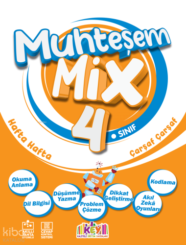 Kaliteli Eğitim Yayınları 4. Sınıf Muhteşem Mix | Kolektif | Kaliteli 