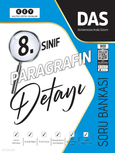 Kaliteli Eğitim Yayınları 8. Sınıf Paragrafın Detayı Soru Bankası