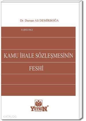 Kamu İhale Sözleşmesinin Feshi