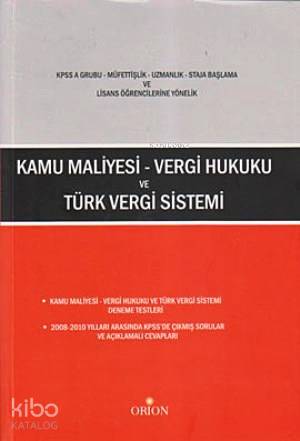 Kamu Maliyesi - Vergi Hukuku ve Türk Vergi Sistemi
