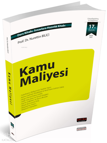 Kamu Maliyesi | Nurettin Bilici | Savaş Yayınevi
