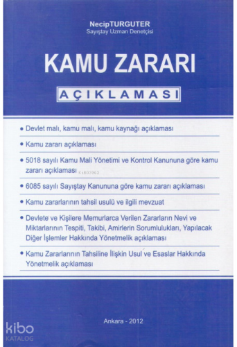 Kamu Zararı Açıklaması