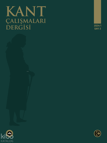Kant Çalışmaları Dergisi Sayı 3