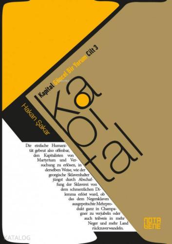 Kapital Güncel Bir Yorum Cilt 3
