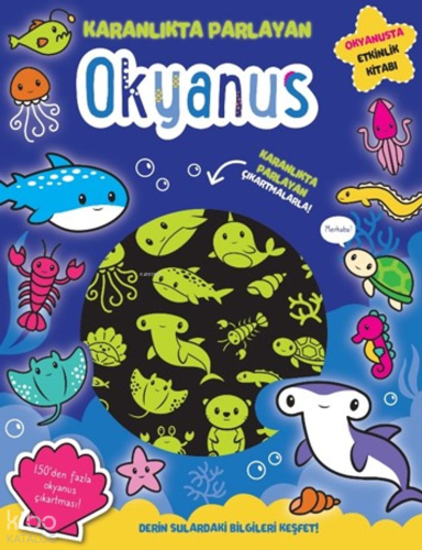 Karanlıkta Parlayan Kitaplar - Okyanus (Parlayan Çıkartmalar) | Lisa R