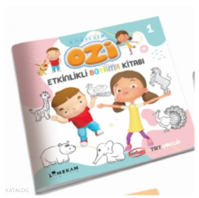 Kardeşim Ozi Etkinlikli Boyama  Kitabı 1