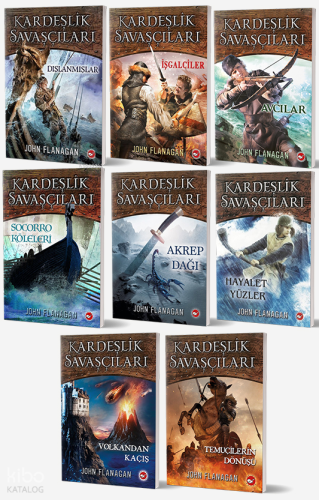 Kardeşlik Savaşçıları John Flanagan Seti - (8 Kitap) | John Flanagan |
