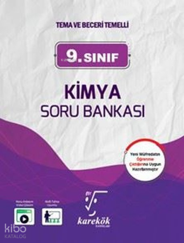 Karekök 9. Sınıf Kimya Soru Bankası | Kolektif | Karekök Yayınları (Ha