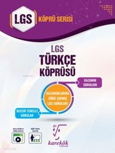 Karekök LGS Türkçe Köprüsü | Kolektif | Karekök Yayınları (Hazırlık)