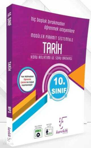 Karekök Yayınları 10. Sınıf Tarih Konu MPS | Kolektif | Karekök Yayınl