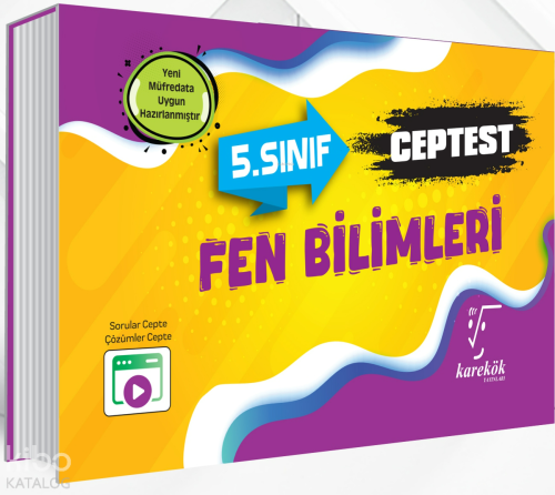 Karekök Yayınları 5. Sınıf Fen Bilimleri Ceptest | Merve Çakır | Karek