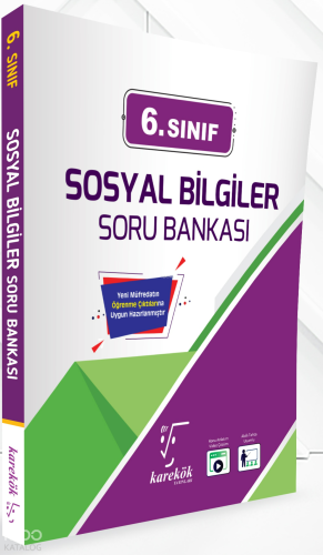 Karekök Yayınları 6. Sınıf Sosyal Bilgiler Soru Bankası | Mehmet Alim 