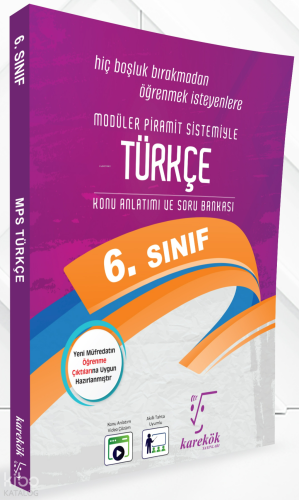 Karekök Yayınları 6.Sınıf Türkçe Mps (Modüler Piramit Sistemi) | Burcu