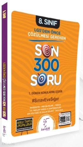 Karekök Yayınları 8. Sınıf 1. Dönem LGS den Önce Çözülmesi Gereken Son 300 Soru Karekök