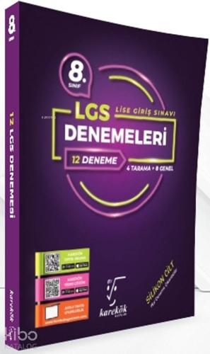 Karekök Yayınları 8. Sınıf LGS 12 Deneme Karekök | Kolektif | Karekök 