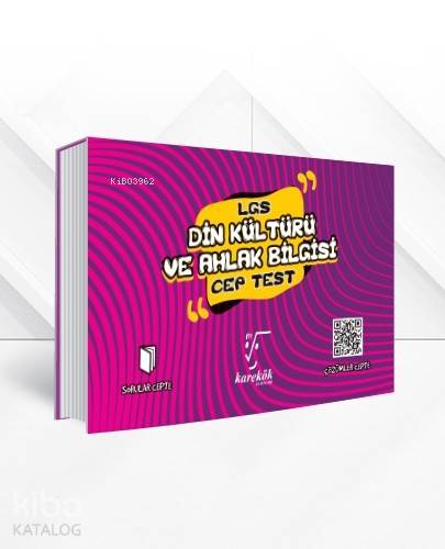 Karekök Yayınları 8. Sınıf LGS Din Kültürü ve Ahlak Bilgisi Cep Test Karekök