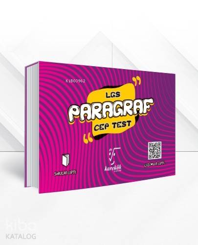 Karekök Yayınları 8. Sınıf LGS Paragraf Cep Test Karekök | Kolektif | 