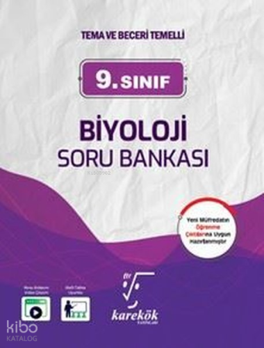 Karekök Yayınları 9. Sınıf Biyoloji Soru Bankası | Kolektif | Karekök 