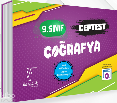 Karekök Yayınları 9.Sınıf Cep Test Coğrafya | Göktürk Gençyürek | Kare
