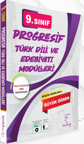 Karekök Yayınları 9. Sınıf Progresif Türk Dili ve Edebiyatı Modülleri 