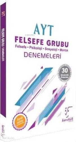 Karekök Yayınları AYT Felsefe Grubu Denemeleri Karekök