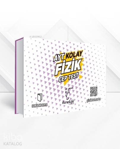 Karekök Yayınları AYT Fizik Kolay Cep Test Karekök | Kolektif | Karekö