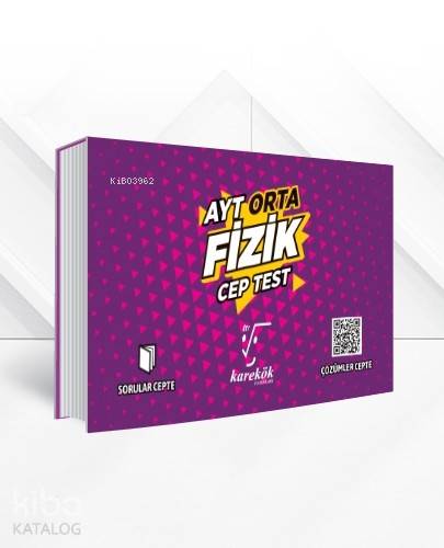 Karekök Yayınları AYT Fizik Orta Cep Test Karekök