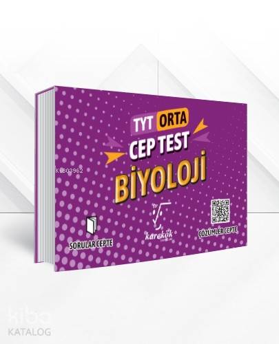 Karekök Yayınları TYT Biyoloji Orta Cep Test Karekök