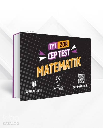 Karekök Yayınları TYT Matematik Zor Cep Test Karekök