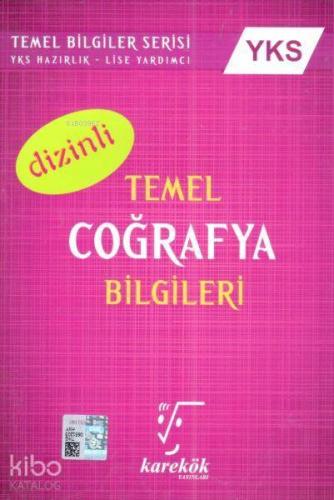 Karekök Yayınları YKS Temel Coğrafya Bilgileri Dizinli Karekök