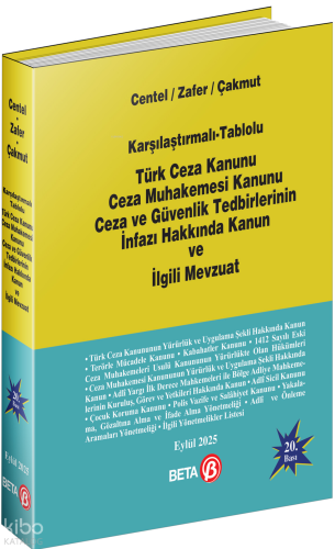 Karşılaştırmalı-Tablolu Türk Ceza Kanunu Ceza Muhakemesi Kanunu; Ceza 