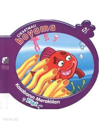 Kasabanın Meraklıları Fişi; Çıkartmalı Boyama 5+ Yaş