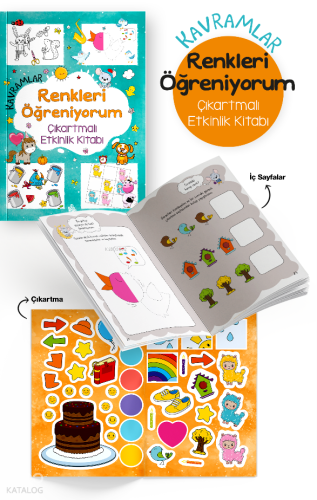 Kavramlar - Renkleri Öğreniyorum | Kolektif | Bigkids Yayınları