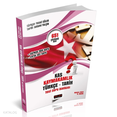 Kaymakamlık Sınavı Türkçe-Tarih Test Soru Bankası