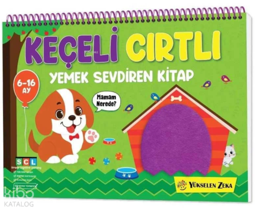 Keçeli Cırtlı Yemek Sevdiren Kitap (6 - 16 Ay) | Kolektif | Yükselen Z