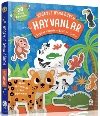 Keçeyle Oyna - Öğren Hayvanlar (Ciltli) | Alice Barker | İndigo Kitap