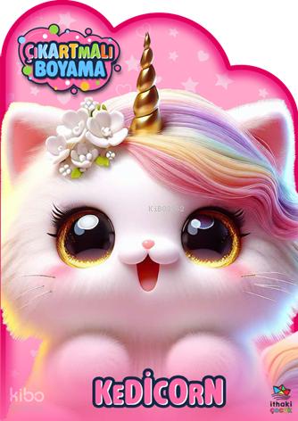 Kedicorn Zamanı – Çıkartmalı Boyama Kitabı | Kolektif | İthaki Çocuk Y