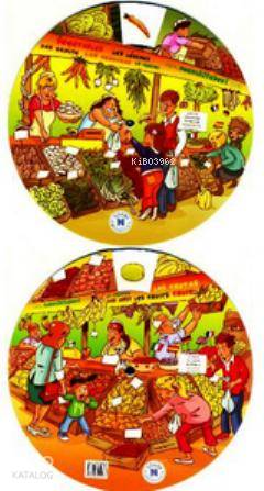 Kelime Çarkı - Meyveler ve Sebzeler (İngilizce, İspanyolca, Almanca, Fransızca, İtalyanca); Multilingual Vocabulary Wheels - Fruit and Vegetables